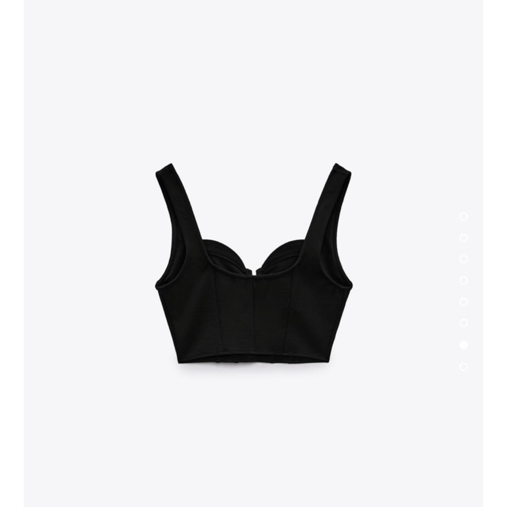 Zara corset top in size xs with tags